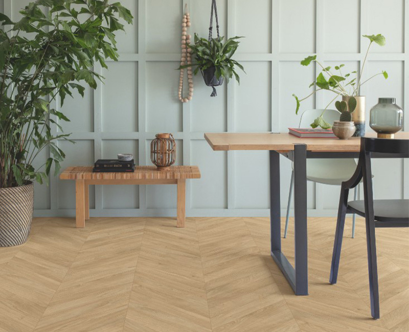 Quick-Step laminate floors have very low emissions